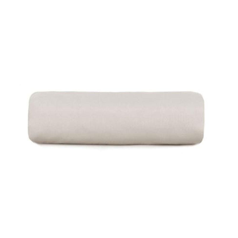 Lençol com Elástico Casal Malha Fio Penteado 100% Algodão - Bege - Altenburg