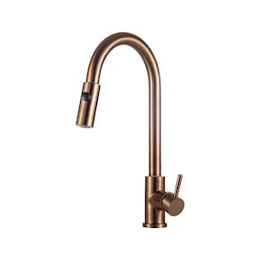 Torneira Para Cozinha Gourmet Misturador Monocomando Em Aço Inox 304 Escovado Muru Pingoo.casa - Dourado Rose