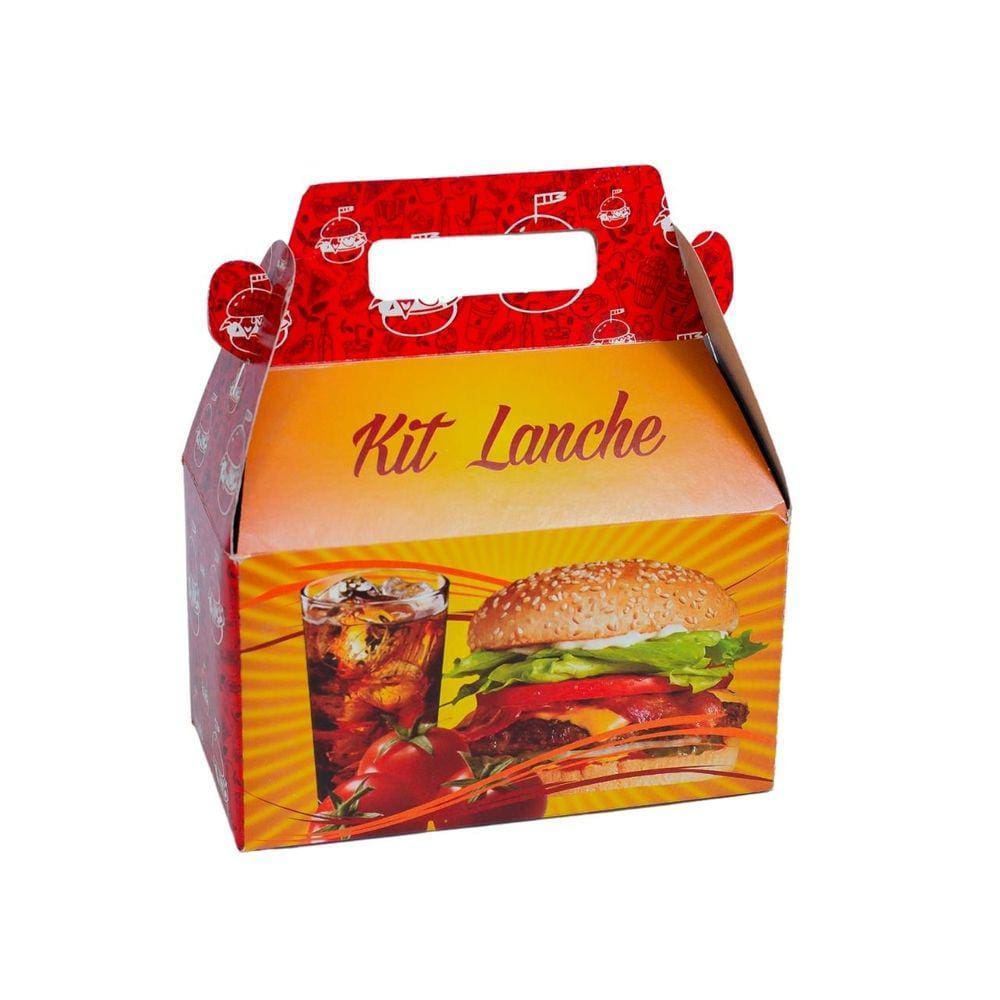 Embalagem Para Kit Lanche - 50 Unidades