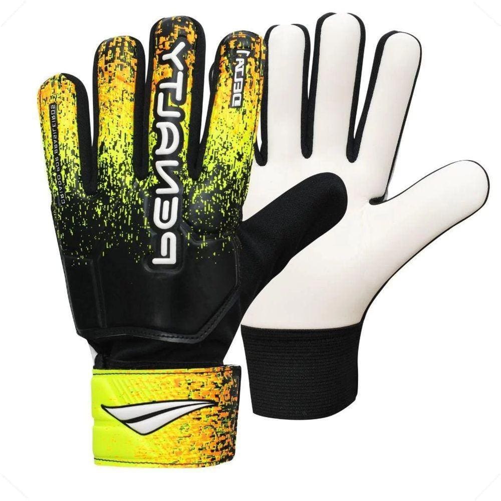 Luva de Goleiro Penalty Delta 1 XXIII Adulto - Preto e Amarelo