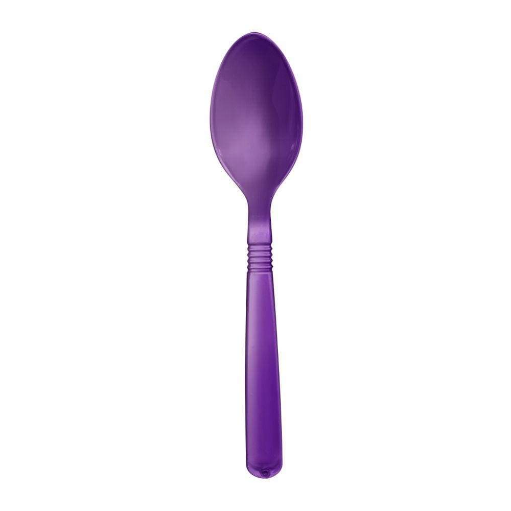 Colher Descartável Forte Maromba Roxa Açai 50 Und