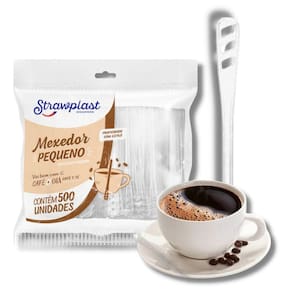 Mexedor Para Café Pequeno 7,5 Cm. Cristal C/ 500 Un.