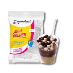 Mini Colher Cristal Brigadeiro 3.000 Unidades