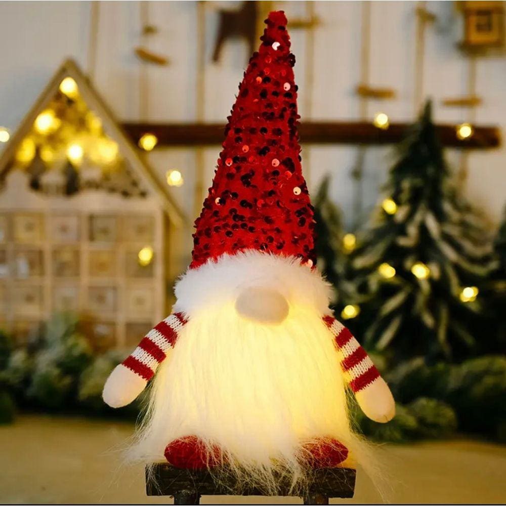 Papai Noel - chapéu brilhante vermelho 30cm