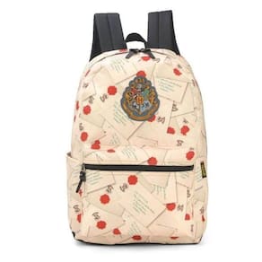 Mochila Escolar Harry Potter Bege