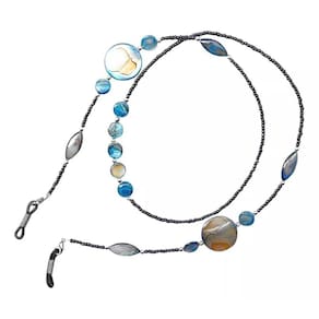 Cordão Óculos Pérola | 70cm | Resistente | Moda Feminina