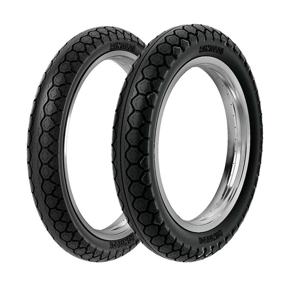 Jogo Pneus de Moto Rinaldi PD29 2.75-17 47P + 80/100-14 49L TT