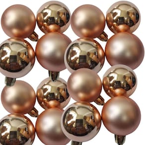 Enfeites Decoração Kit 12 Bola Bolinhas para Arvore de Natal