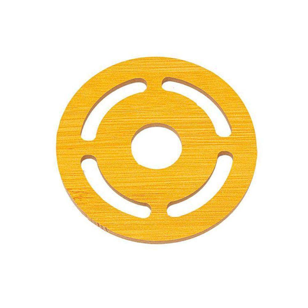 Jogo Com 4 Porta Copos Circle Mdf 10 Cm Mimo Style Asa22279R