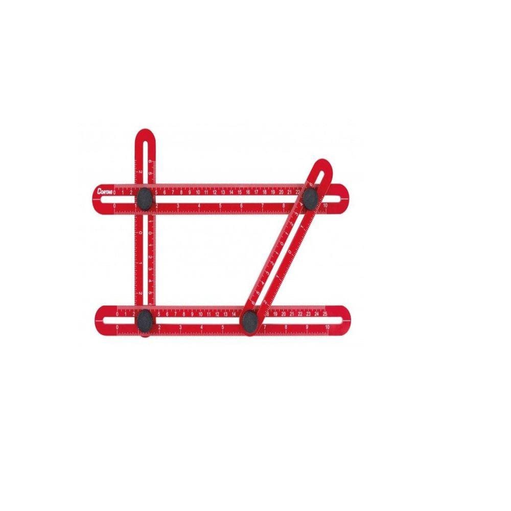 Gabarito Angular Multifunção Plástico - Cortag