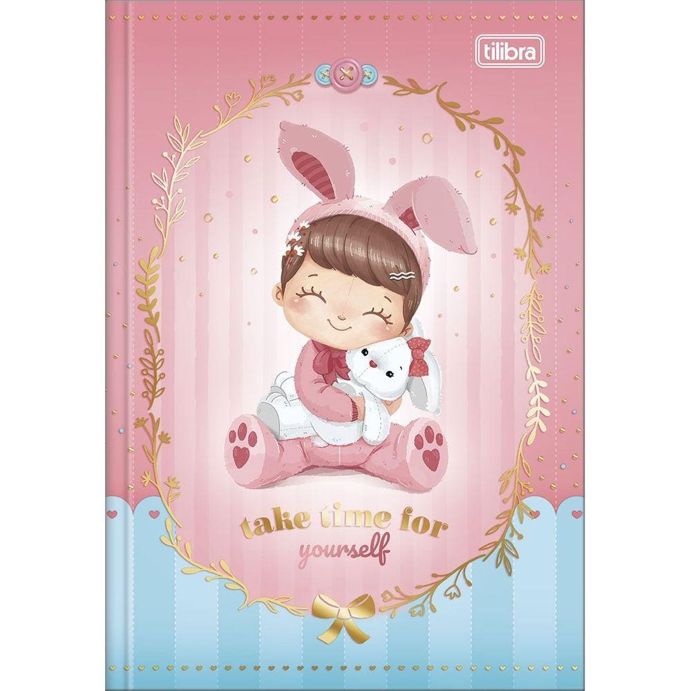 Caderno Escolar Brochura Costurado Grande La Liz 80 Folhas Tilibra