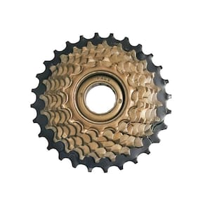 Roda Livre 21V Index 14/28T Dourado/Preto Catraca Rosca 7V