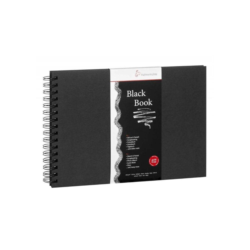 Caderno Sketch Black Book Hahnemuhle 250g/m2 A5 30 Folhas