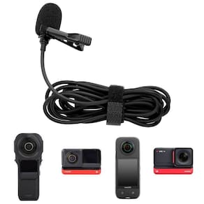 Microfone Lapela USB-C Insta360 X3/One X2/One R - 60Hz-18kHz
