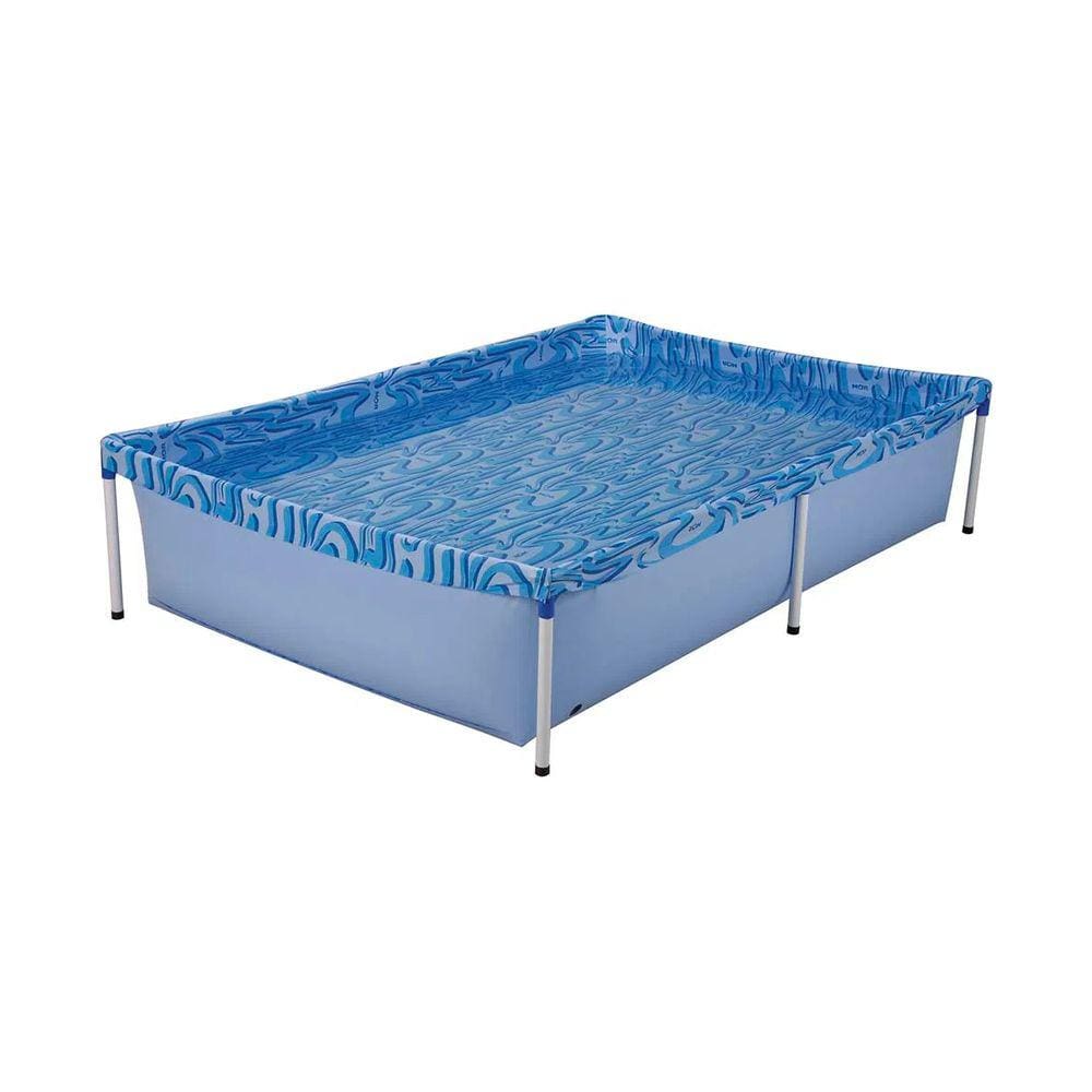 Piscina Estruturada Infantil Retangular PVC 1000 Litros Mor