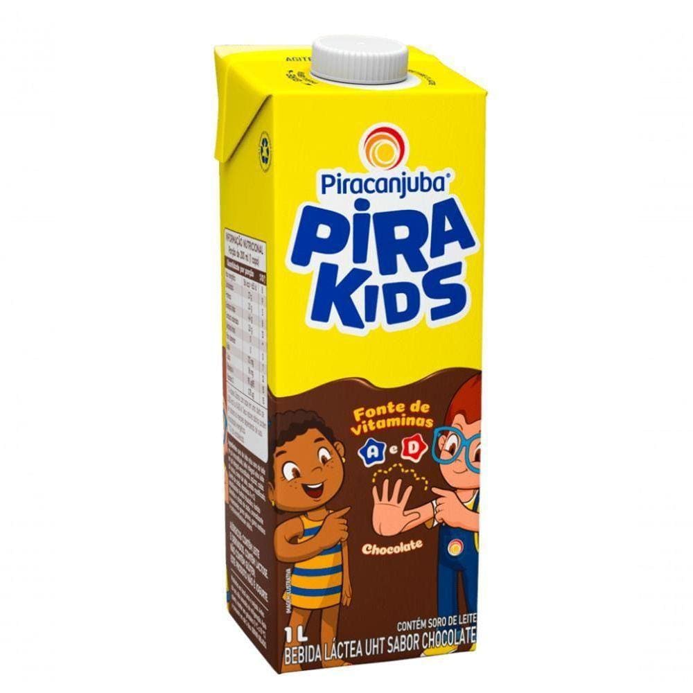 Achocolatado Piracanjuba Pirakids 1l