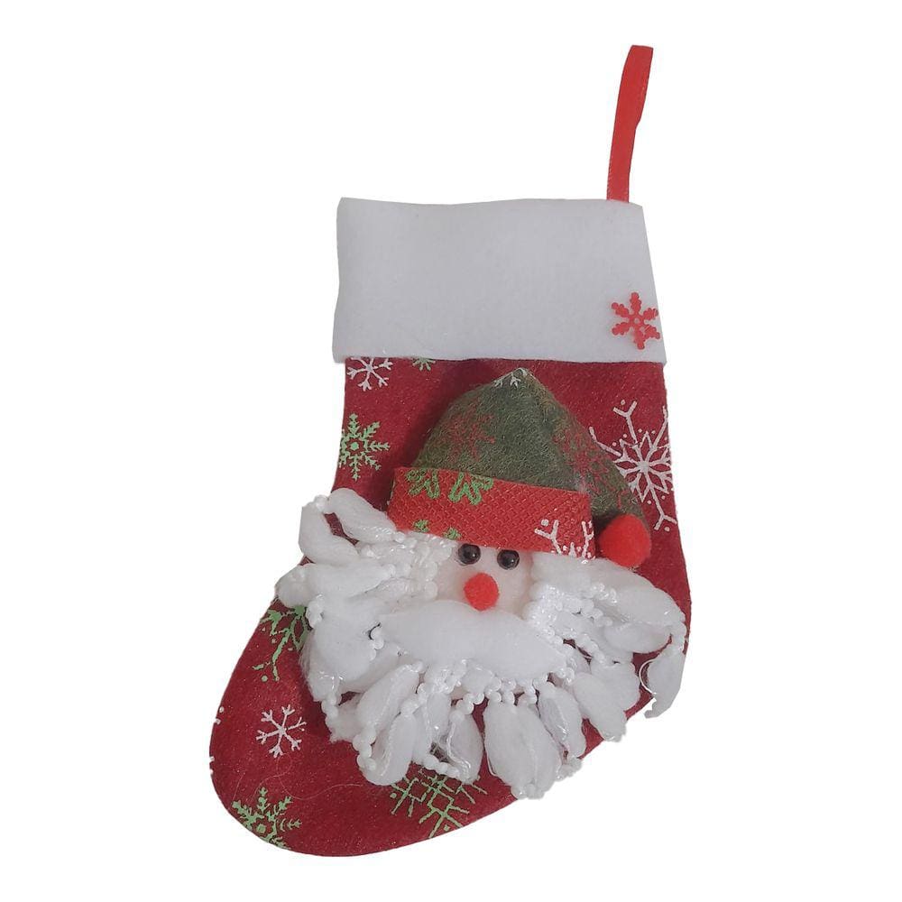 Decoração de Natal Meia de Papai Noel