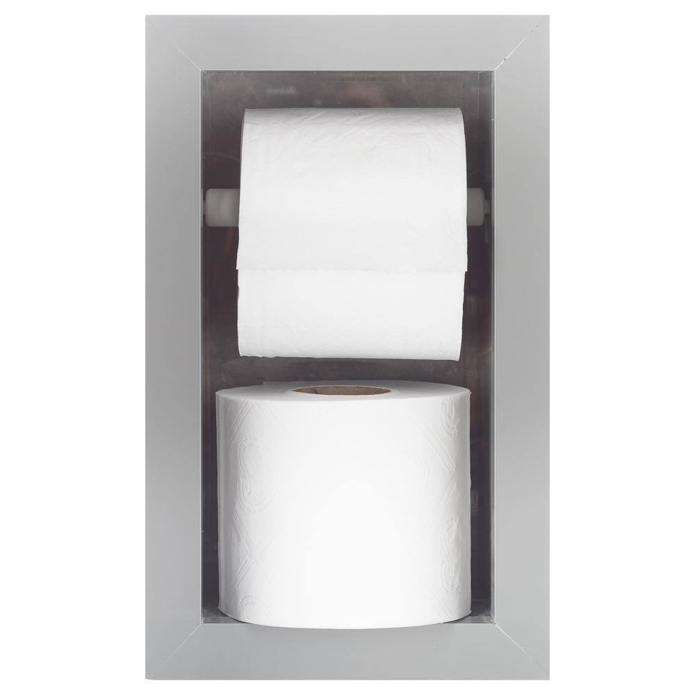 Nicho Porta Papel Higiênico Porcelanato - 2 Rolos