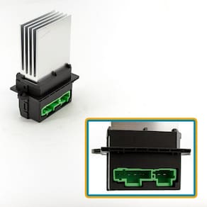 Resistência do Ar Condicionado Citroen C2 C3 C5 Clio Master Megane Peugeot 107 207 406 607 8 Vias - Euro - 81064