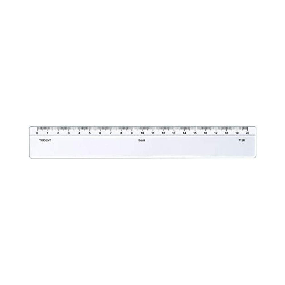 Regua de Acrilico 7120 Trident 20 cm