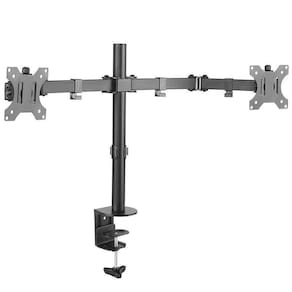 Suporte Articulado 2 Monitores 15 A 32 Base Morsa T1224c Central Suportes