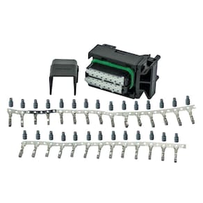 Kit Conector Central Injeção Eletrônica Marelli Fiat 28 Vias Fêmea - R7 - ETE4777