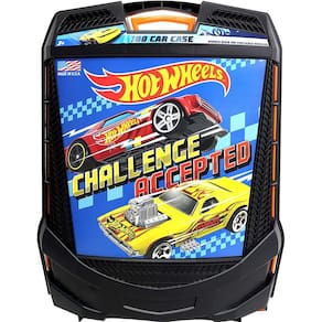 Estojo de armazenamento Hot Wheels vermelho: 60 carros