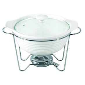 Rechaud Redondo Em Porcelana Com Queimador 2,3l Dynasty