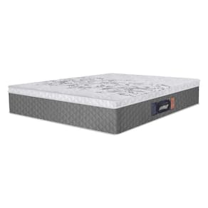 Colchão Queen Gazin 158x32x198cm - Densidade D45 Cr400c Cinza/branco