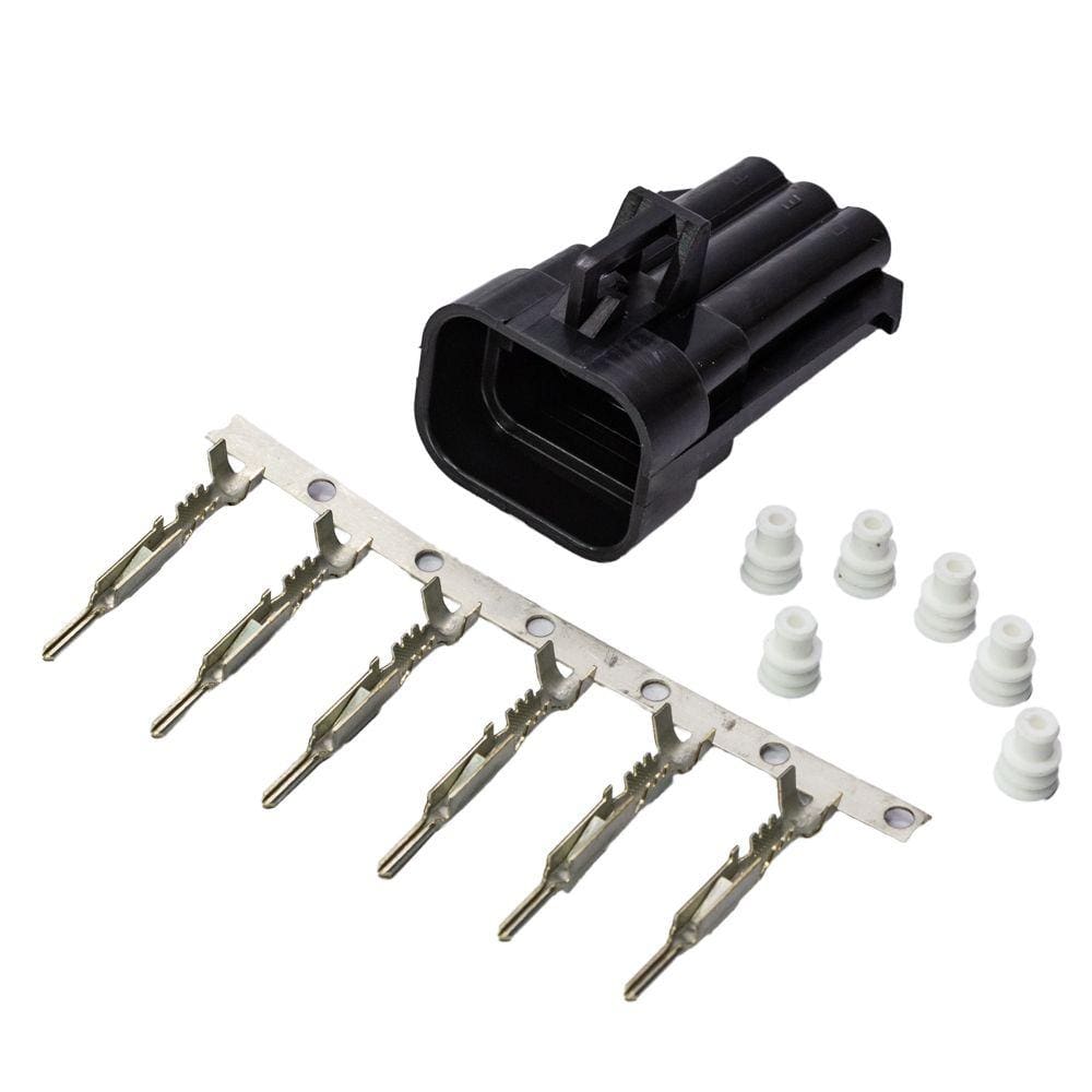 Kit Chicote do Farol Mercedes Accelo 815C 915C 1016 6 Vias Macho - R7 - ETE8333