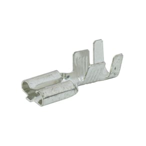Kit 100 Terminais Encaixe Fêmea 6,3mm Com Trava Fio 4,00mm Estanhado - R7 - ETE7020CE