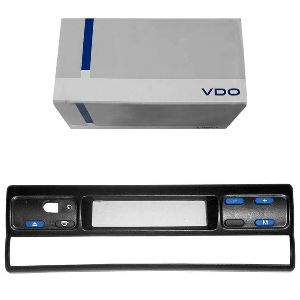 Moldura Frontal Tacógrafo 7D MTCO 1390 Botão Azul VDO
