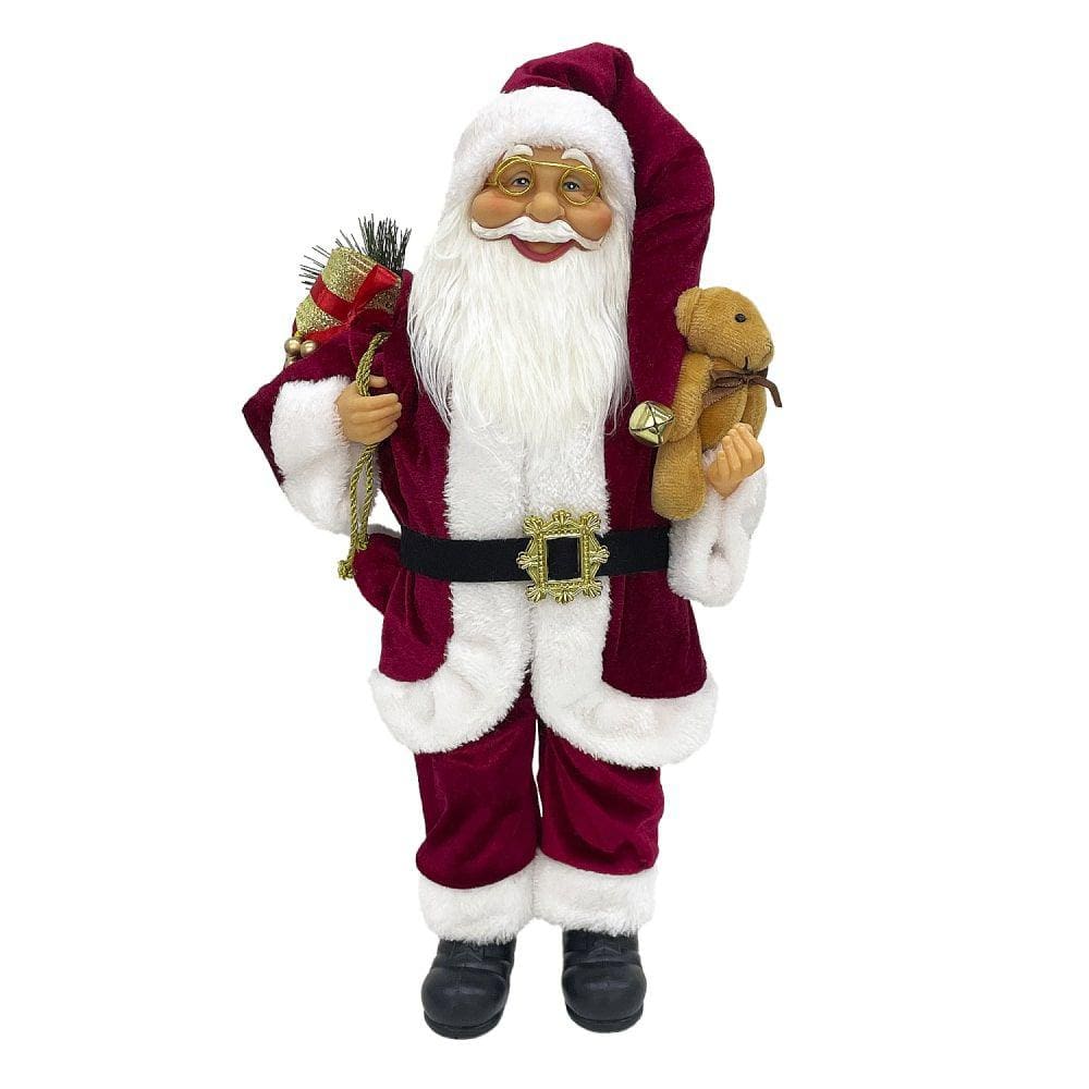 Boneco Papai Noel Tradicional com 45cm