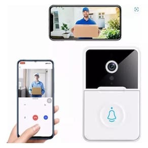 Campainha Interfone Câmera HD WI-FI Recarregável