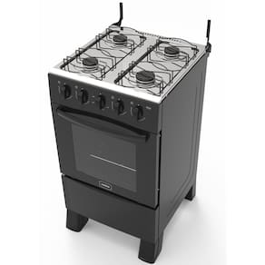 Fogão 4 Bocas Ares Bivolt Realce Eletrodomésticos Preto