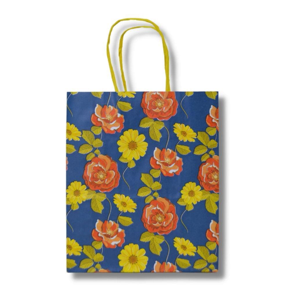 Sacola Chita Flores (17,5X8,5X21,5Cm) C/ 10 Un.