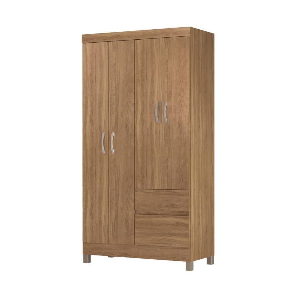 Guarda-roupas Solteiro 4 Portas Cr35187 Amêndola Amêndola
