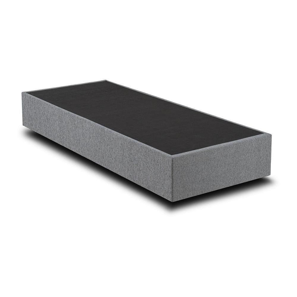 Base Box Sommier Solteiro (88x188x25) Kappesberg Cr35168 Cinza Cinza