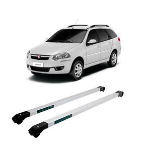 Travessa de teto Fiat Palio Weekend exceto adventure alumínio Long Life Cross
