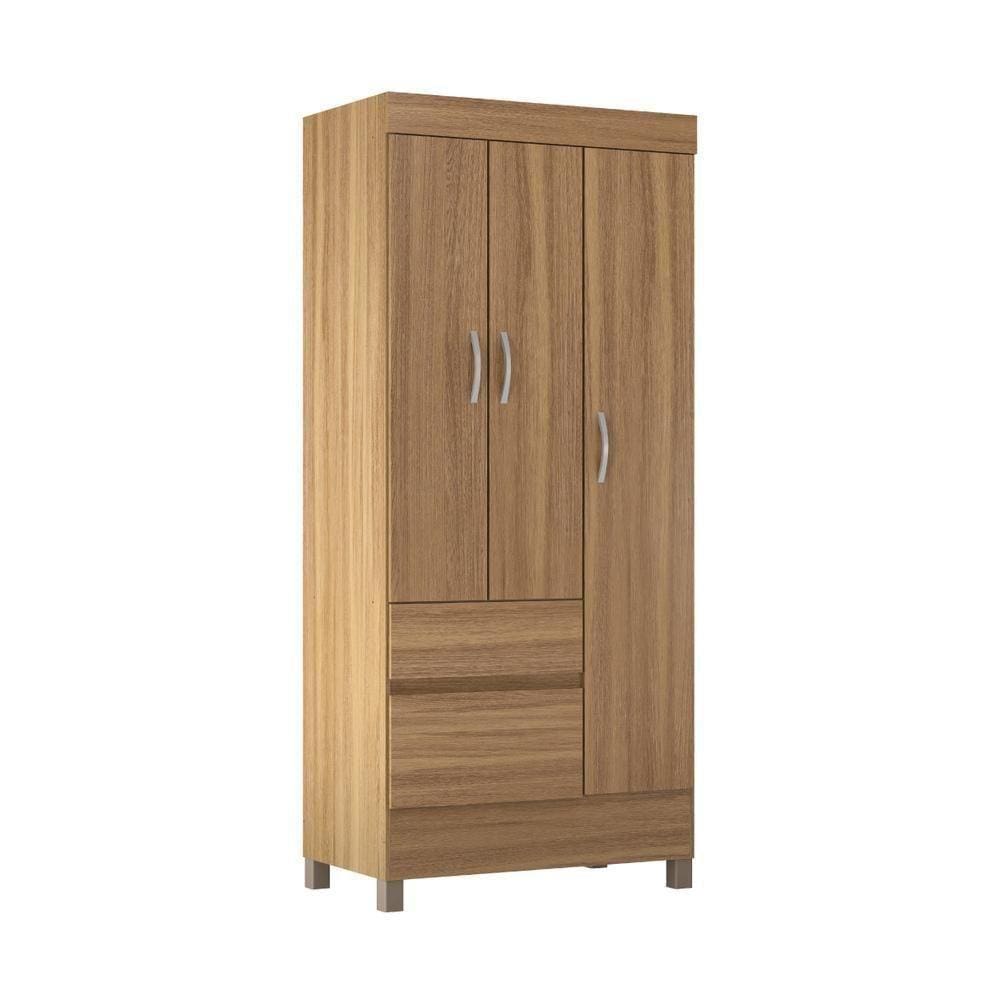 Guarda-roupas Solteiro 3 Portas Cr35186 Amêndola Amêndola