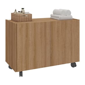 Gabinete Banheiro 62,5cm Rodízios Multimóveis Mp5043 Rustic