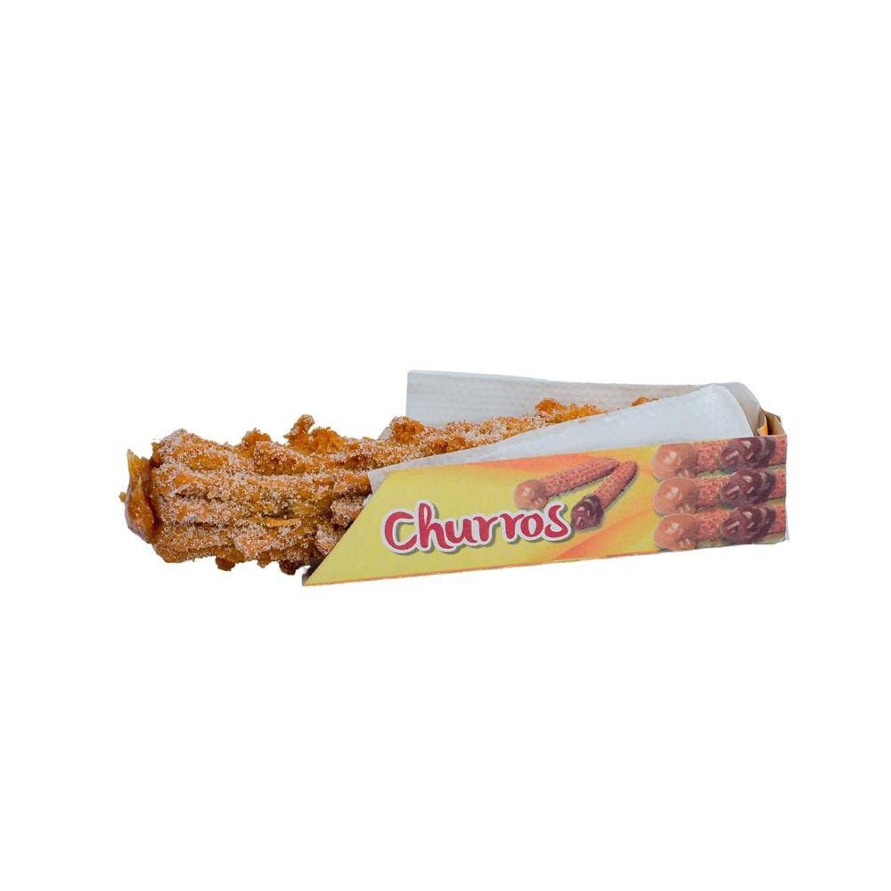 Embalagem caixa caixinha Para Churros Com 100 Unidades