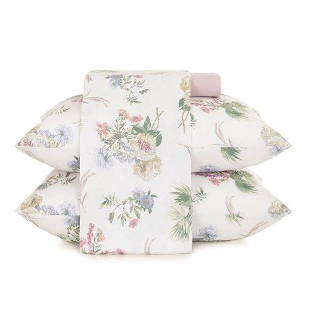 Jogo de Cama Queen 4 Peças Altenburg Malha Fio Penteado 100% Algodão - Botanic Land