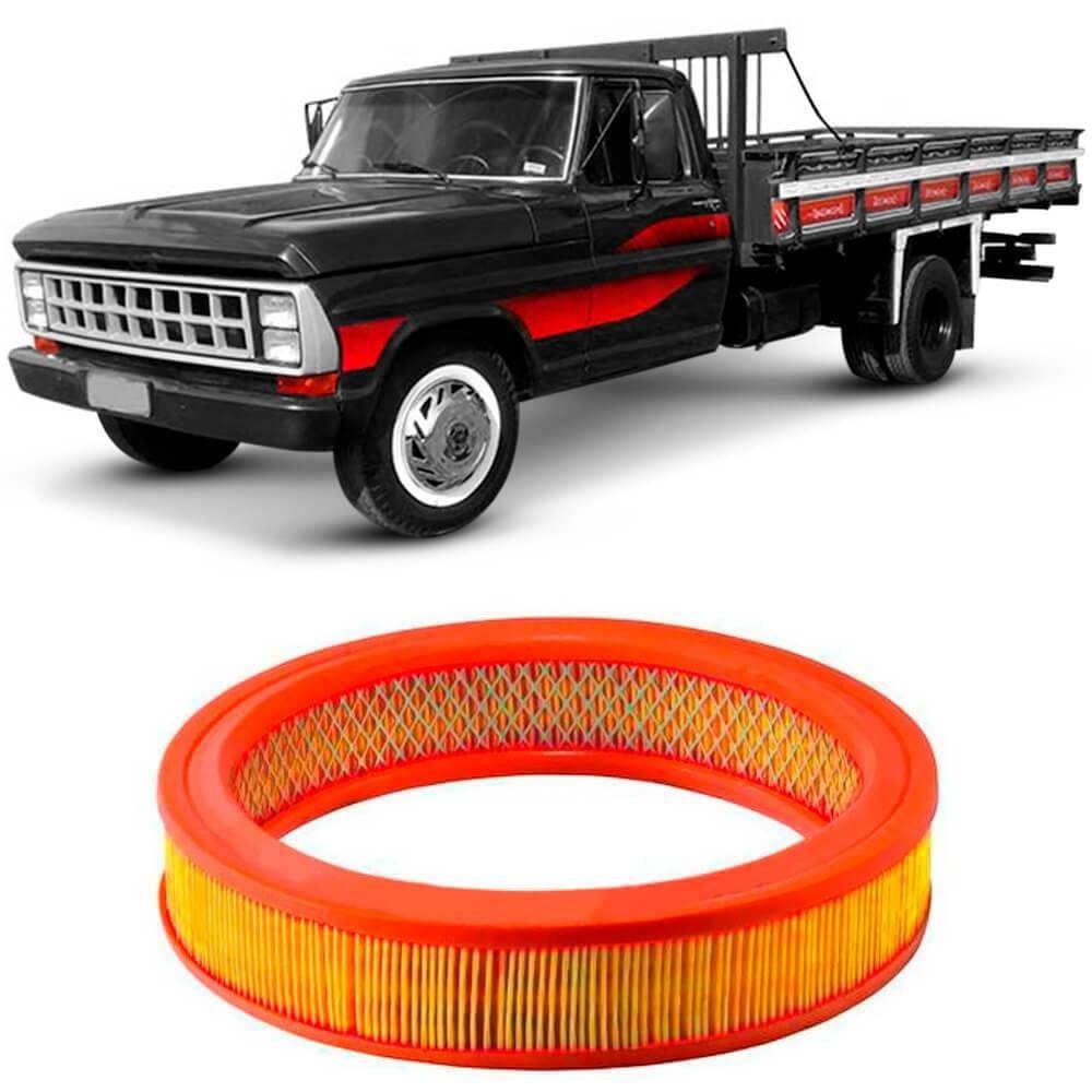 Filtro Ar Ford F-4000 80 A 83 Metal Leve