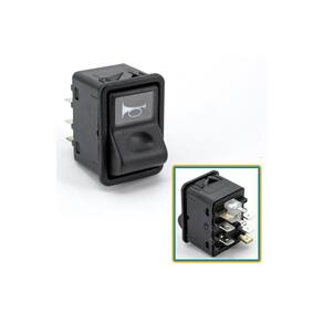 Interruptor da Buzina Eletro Pneumática Mercedes Caminhões Ônibus 1997 a 2012 24 Volts - Kostal - 3040021
