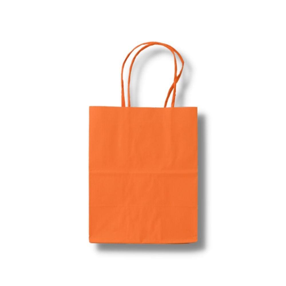 Sacola Laranja (17,5X8,5X21,5Cm) C/ 10 Un.