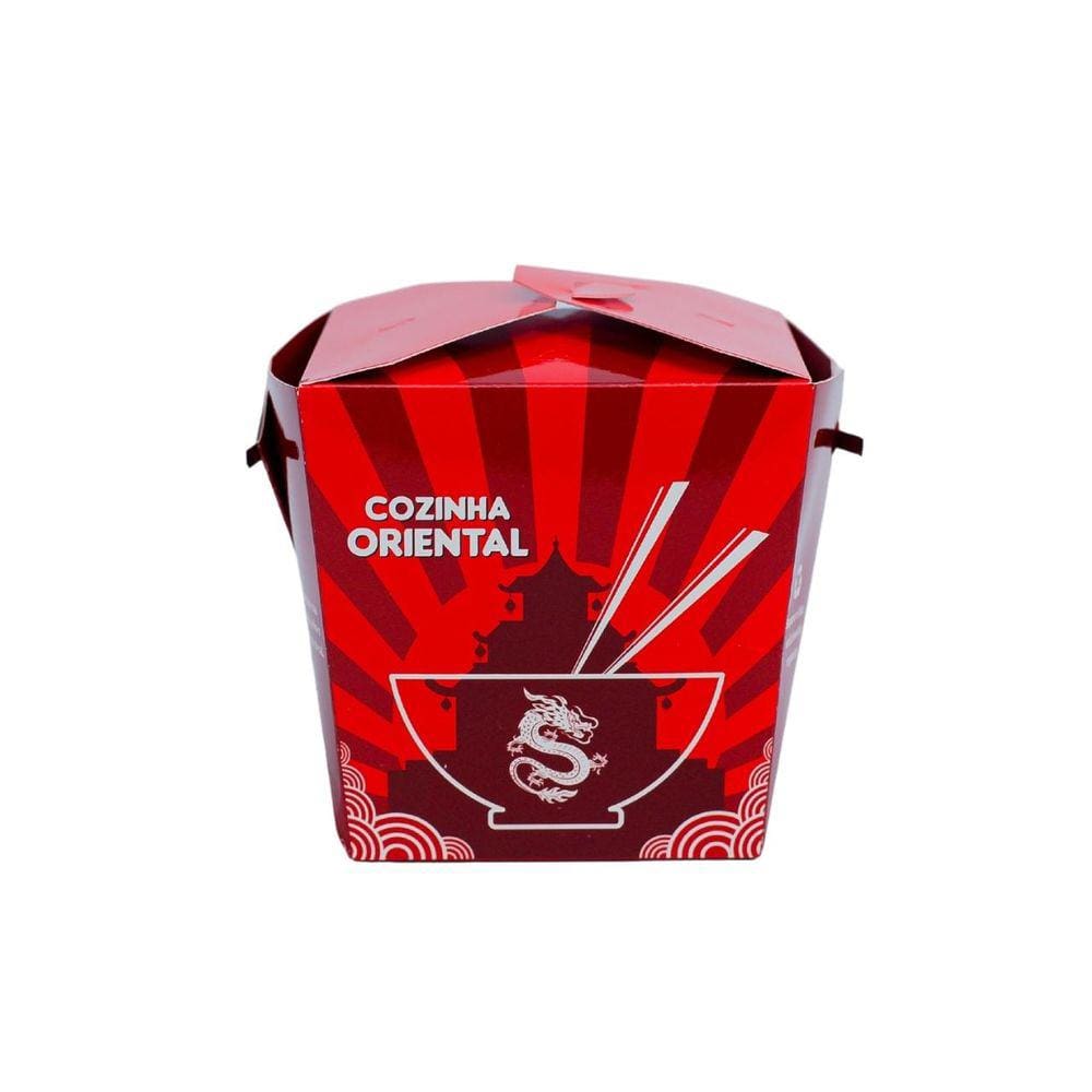 Embalagem Box Para Comida Chinesa com 100 Unidades