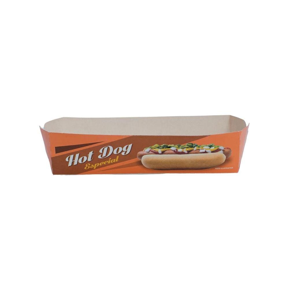 Caixa Para Hot Dog P - 50 Unidades