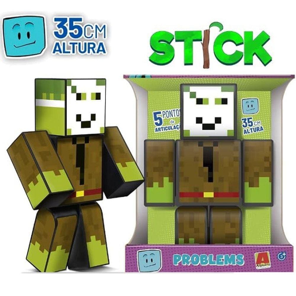 Boneco Minecraft Lopers 35cm Streamers Articulado Original