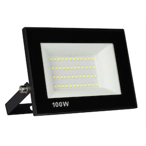 Refletor Holofote Microled Slim 100W Branco Frio